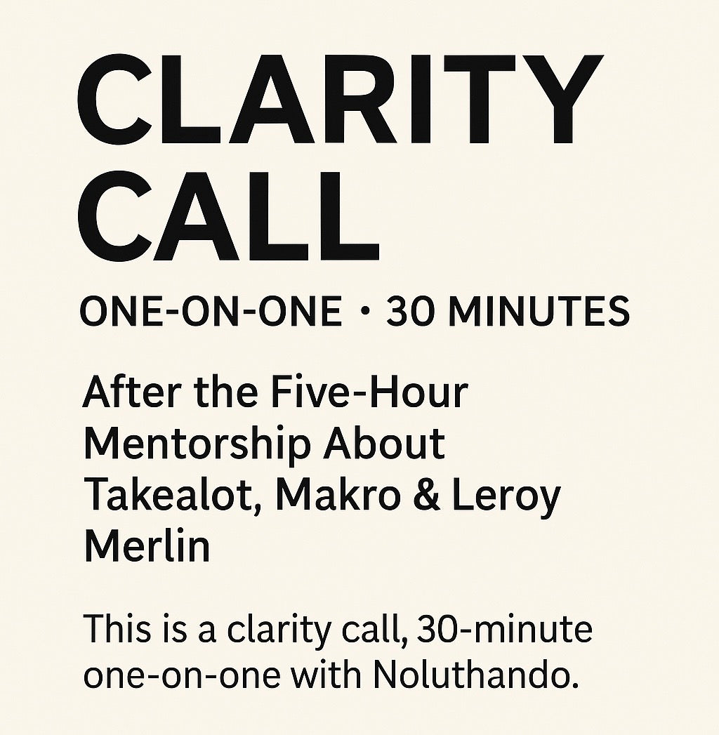 📞 30-Minute One-on-One Clarity Call with Noluthando