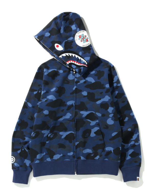 Navy Blue Bape full zip Hoodie