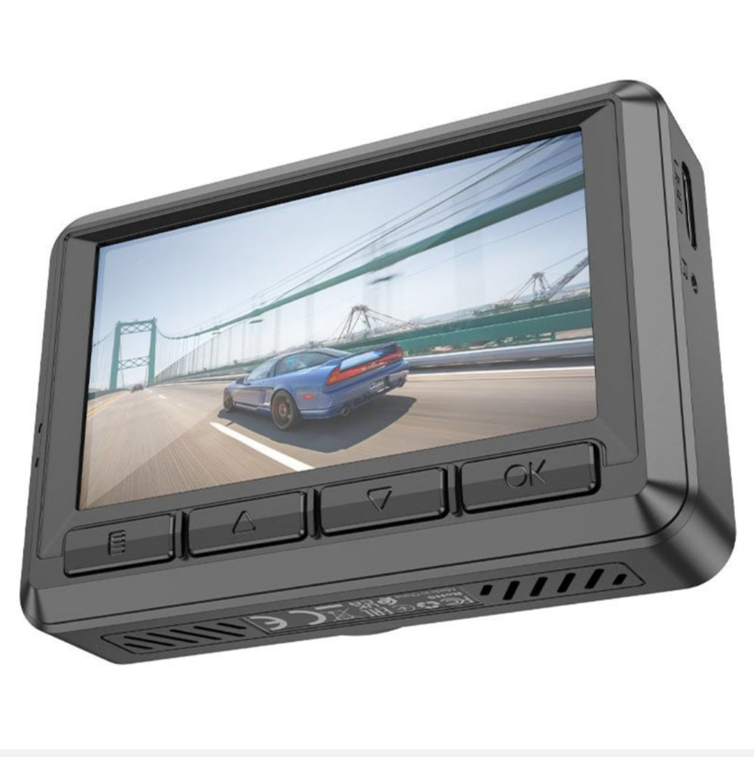 DV2 IPS HD Display, 1080p Resolution Driving Recorder Dash Cam