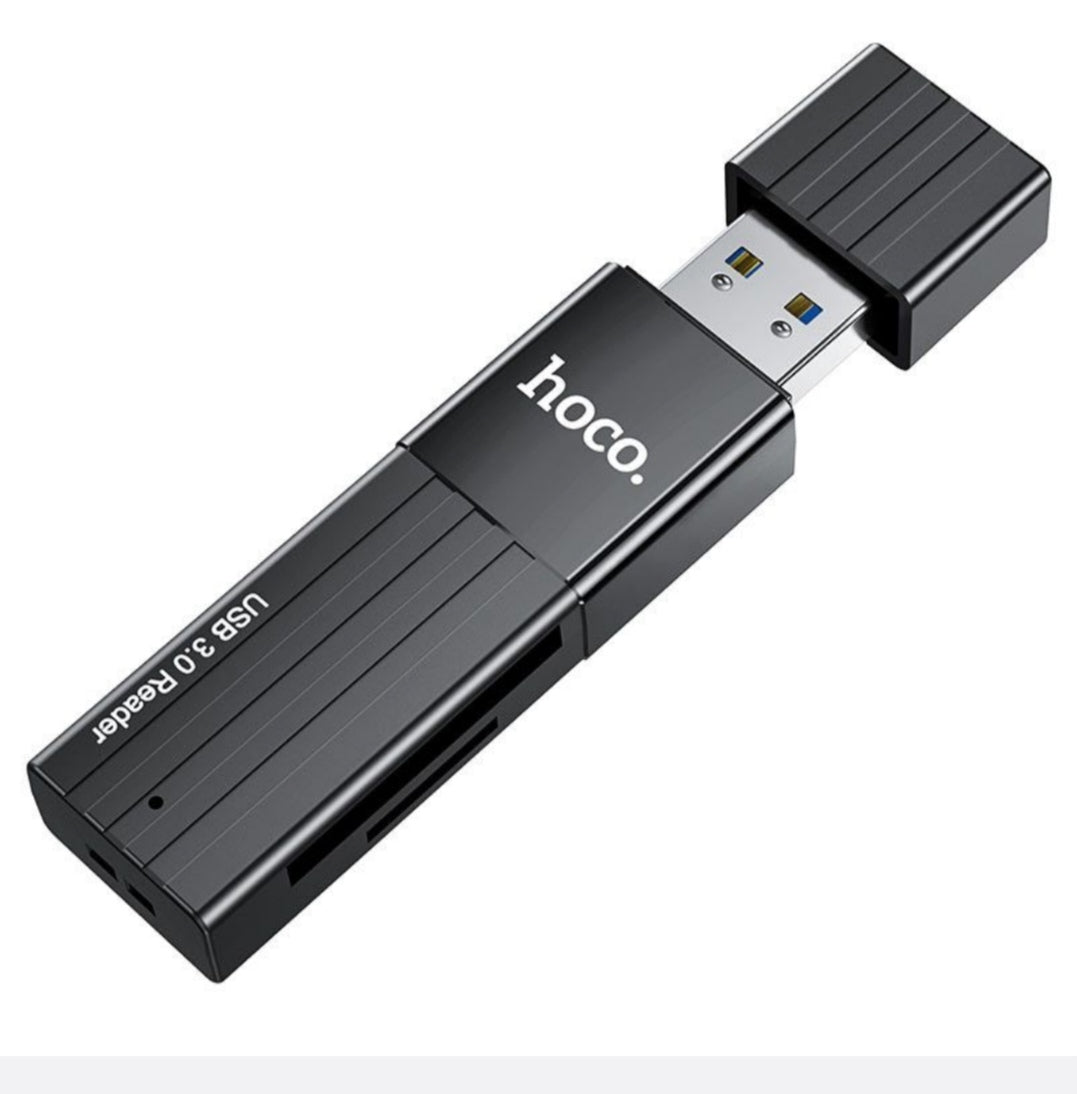 Card reader "HB20 Mindful" 2-in-1- USB3.0-support TF/SD card-HOCO-HB20