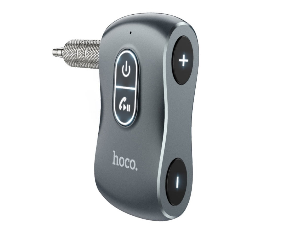 Hoco E73 3.5mm AUX Jack Wireless Receiver Car Kit Audio Adapter- BT 5.0