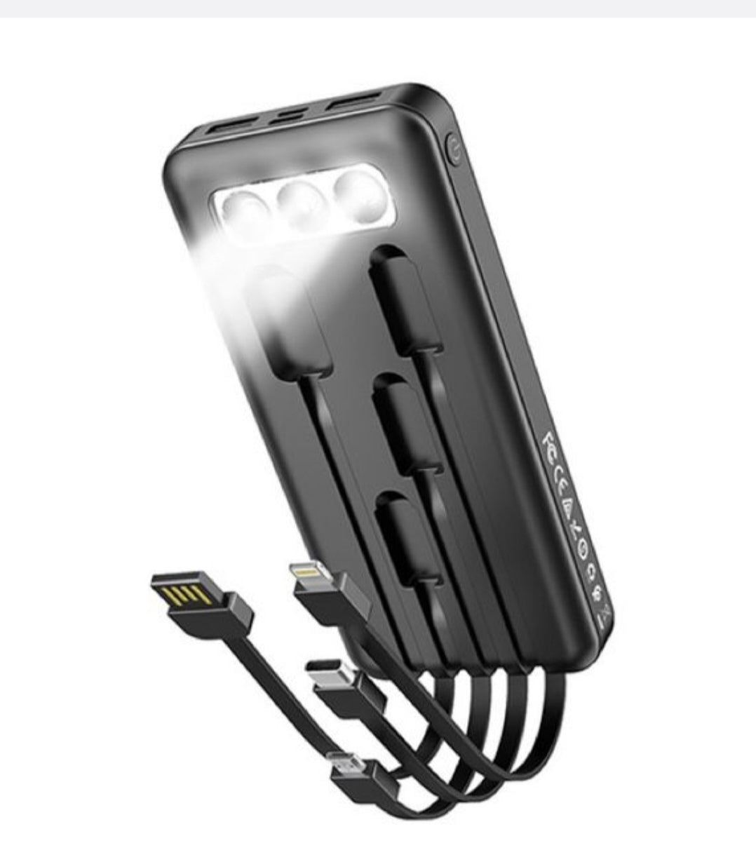 Hoco. J77 10,000 Mah Power Bank with Cable