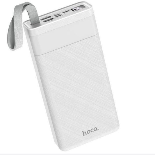 HOCO-J73 30000Mah LED Table Lamp Power Bank - White