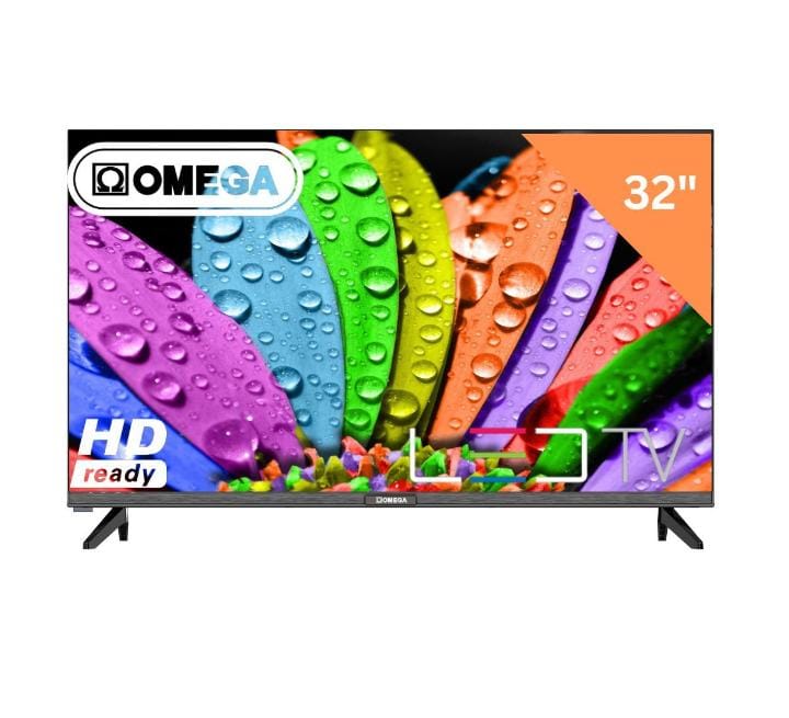 Omega 32" HD Ready LED TV HDMI/USB/AV Mode (Non-Smart TV)