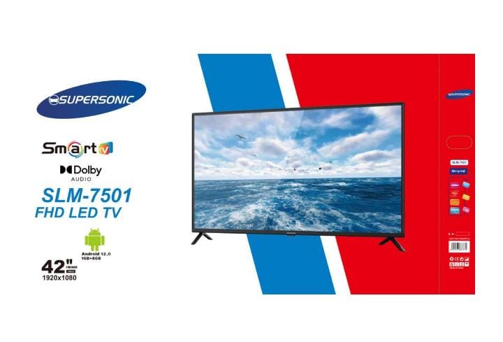 Supersonic 42" Full HD Smart TV with Dolby Audio SLM-7501