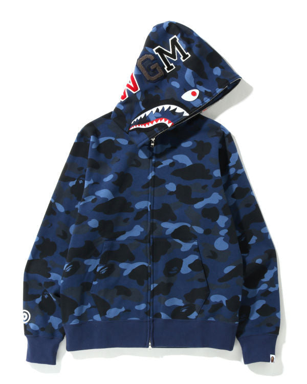 Navy Blue Bape full zip Hoodie