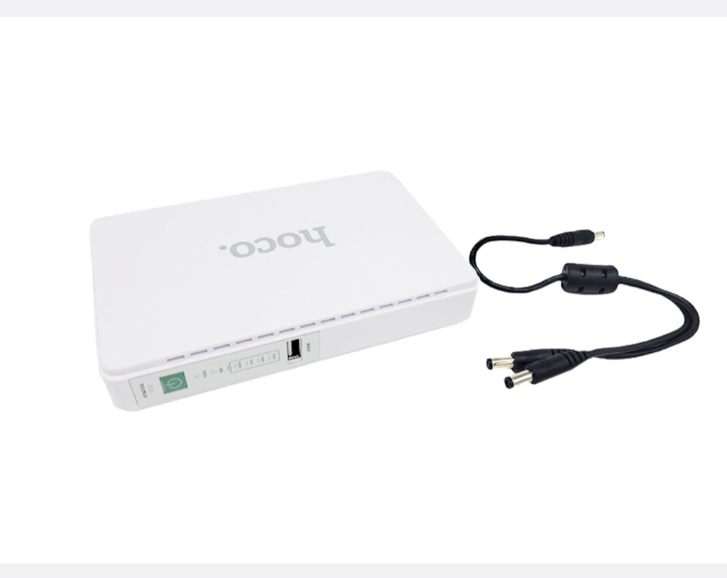 Hoco DB25 Dual 12V + USB 8800 mAh Emergency UPS Powerbank Mini DC UPS