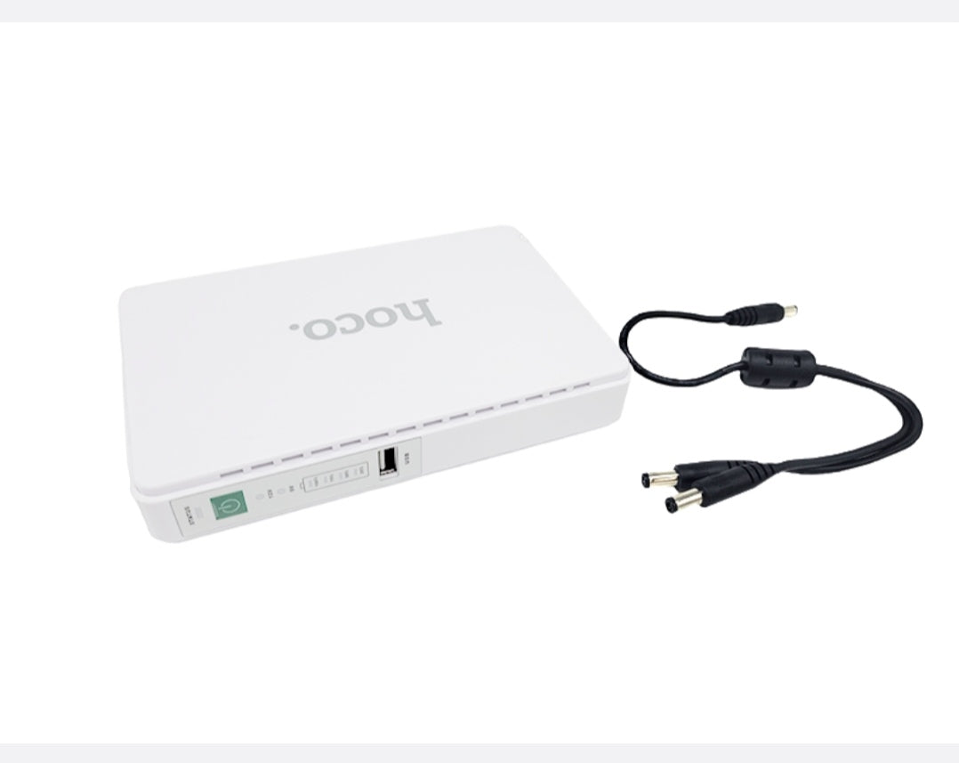 Hoco DB25 Dual 12V + USB 8800 mAh Emergency UPS Powerbank Mini DC UPS