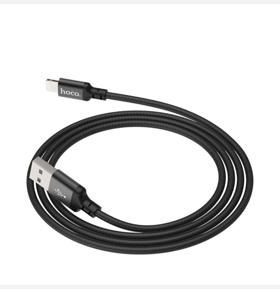 Hoco 2M USB Lightning Cable - Black