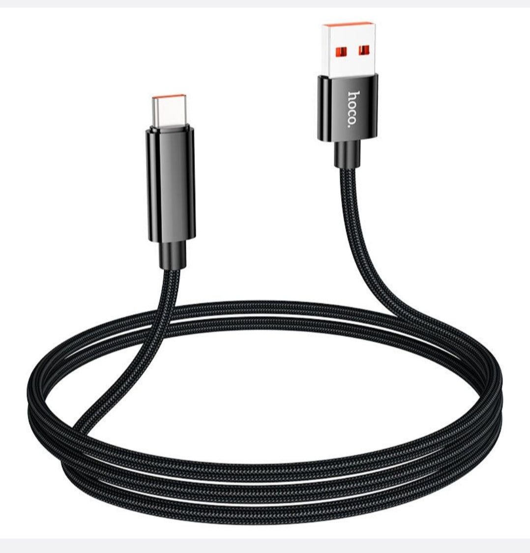 Fast Type C Charging cable 66Watt Type C to Type C 1.2Meter-HOCO-( U125 )