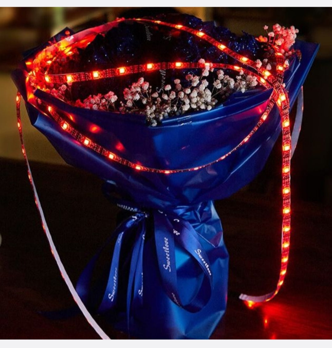SpectrumGlow RGB LED Light Strip with 24-Key Remote-HOCO-DL30