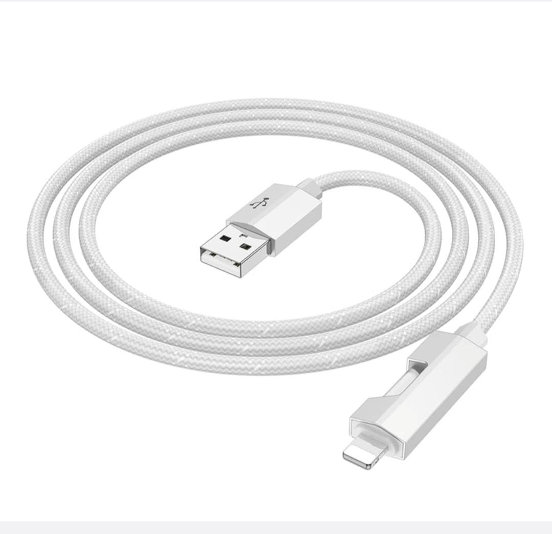 PD12 Watt Fast Charging Data Cable USB-A to Lightning 1M Cab-HOCO-U123