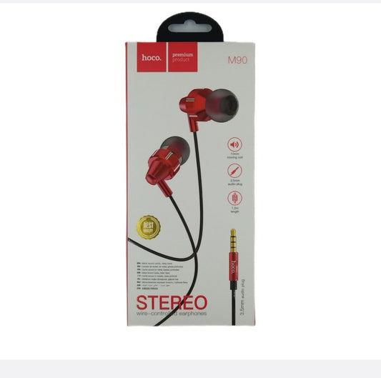 Hoco M90 Stereo Wire Controlled Earphones