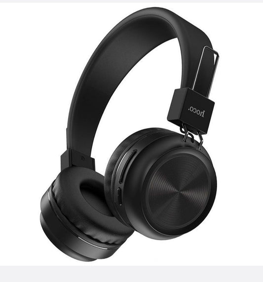 Wireless Headset BT 5.0 Noise Canceling HiFi Sound W25 Headphone Black