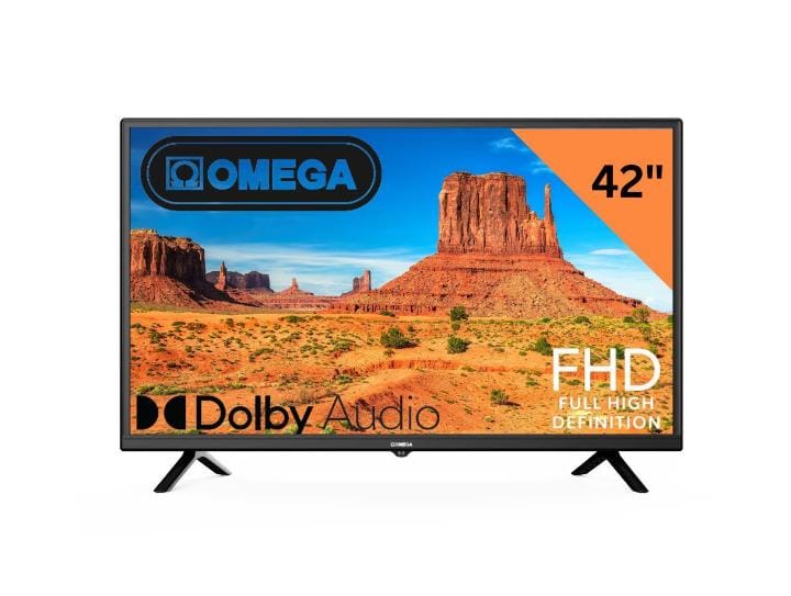 Omega 42" Full HD Smart TV with Dolby Audio OM-9142