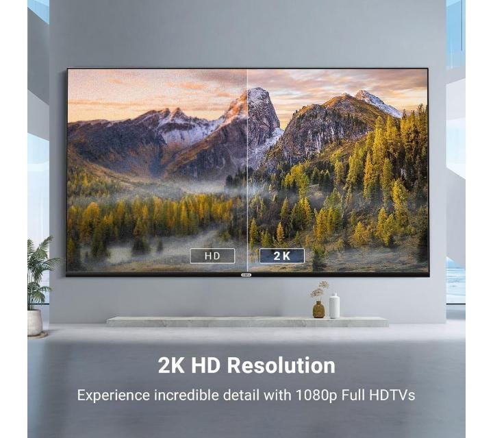 Omega 40" Full HD TV Wide Color Changer HDMI / USB / AV Mode (Non-Smart TV)
