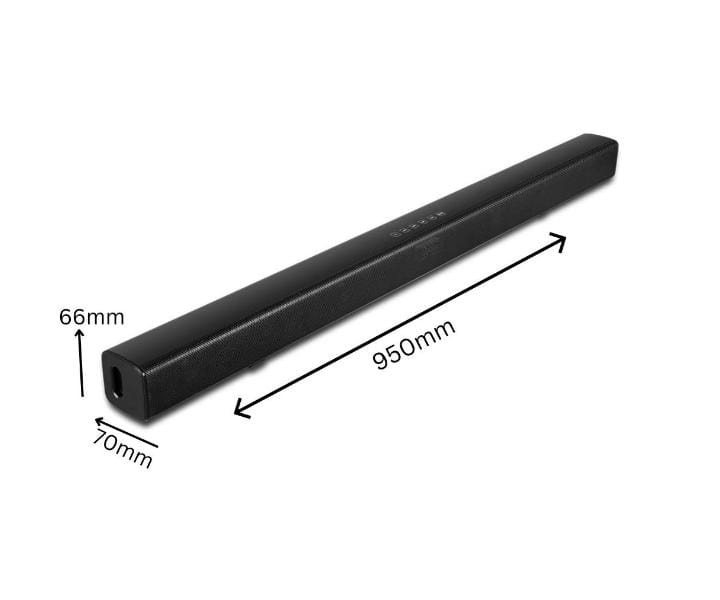 Supersonic 2.1 80W Built-In Subwoofer Bluetooth Soundbar + Remote SAV-101A